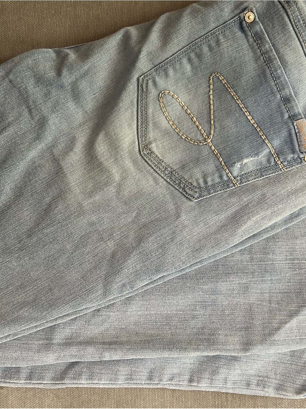 Seven7 Women's Skinny Jeans - Light Blue Wash